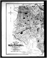 Index Map - Baltimore City - Left, Talbot and Dorchester Counties 1877